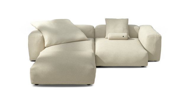 vetsak | Sofa Set 03 - Loop Loop - Duna | Sofa Modulable | 3.5 Places | Grand Sofa | Sofa d'angle
