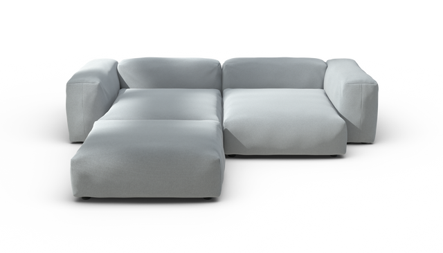 vetsak | Sofa Set 03 - Pique - Turquoise | Sofa Modulable | 3.5 Places | Grand Sofa | Sofa d'angle