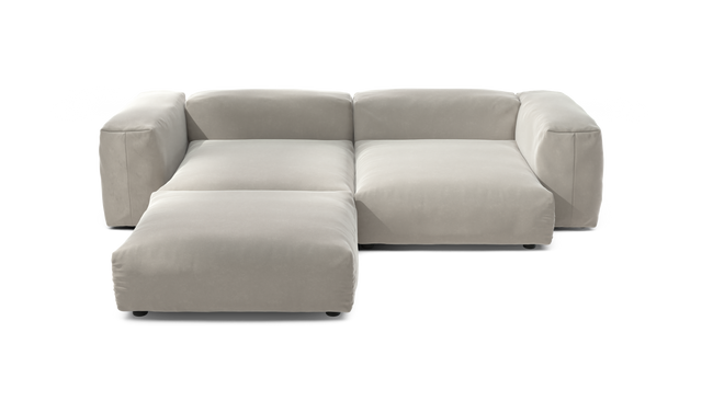 vetsak | Sofa Set 03 - Suave - Clay | Sofa Modulable | 3.5 Places | Grand Sofa | Sofa d'angle