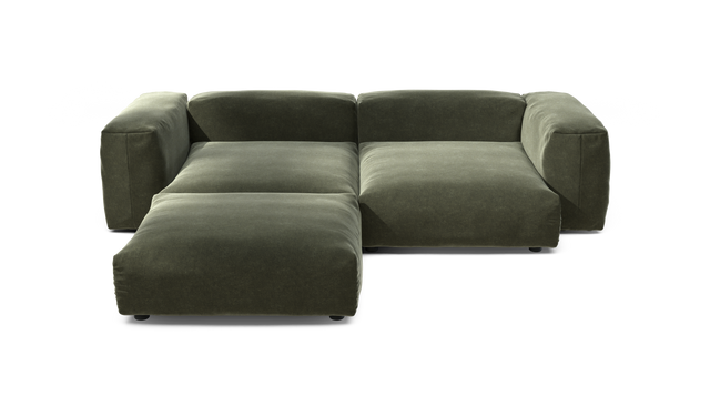 vetsak | Sofa Set 03 - Suave - Pine | Sofa Modulable | 3.5 Places | Grand Sofa | Sofa d'angle