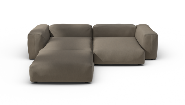 vetsak | Sofa Set 03 - Terrain - Driftwood | Sofa Modulable | 3.5 Places | Grand Sofa | Sofa d'angle