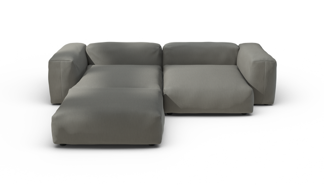 vetsak | Sofa Set 03 - Terrain - Flint | Sofa Modulable | 3.5 Places | Grand Sofa | Sofa d'angle