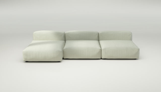 vetsak | Sofa Set 04 - herringbone - beige | Sofa Modulable | 5 places | Big Sofa