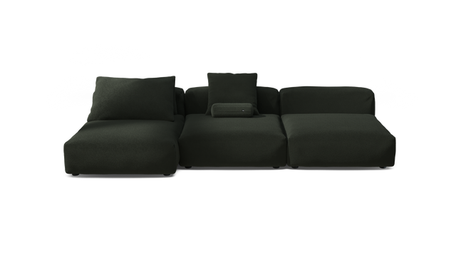 vetsak | Sofa Set 04 - Loop Loop - Mousse | Sofa Modulable | 5 Places | Grand Sofa
