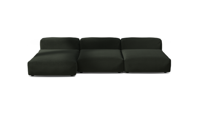 vetsak | Sofa Set 04 - Loop Loop - Mousse | Sofa Modulable | 5 Places | Grand Sofa