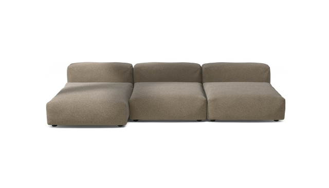 vetsak | Sofa Set 04 - Loop Loop - Taupe | Sofa Modulable | 5 Places | Grand Sofa