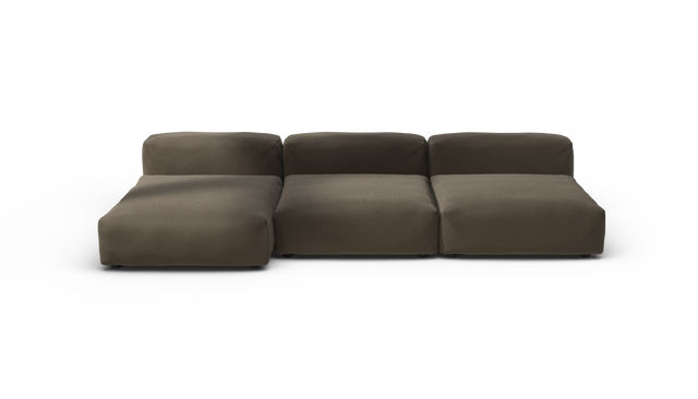 vetsak | Sofa Set 04 - Breeze - Brown | Sofa Modulable | 5 Places | Grand Sofa
