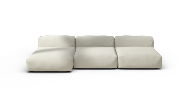 vetsak | Sofa Set 04 - Breeze - Ecru | Sofa Modulable | 5 Places | Grand Sofa