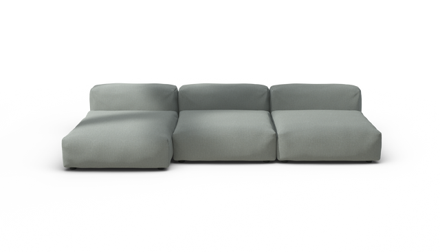 vetsak | Sofa Set 04 - Breeze - Sage | Sofa Modulable | 5 Places | Grand Sofa