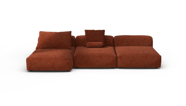 vetsak | Sofa Set 04 - Nub - Sienna | Sofa Modulable | 5 Places | Grand Sofa