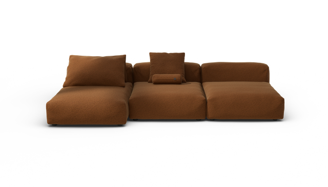 vetsak | Sofa Set 04 - Pebble - Sundried | Sofa Modulable | 5 Places | Grand Sofa