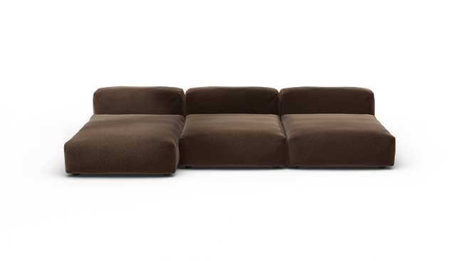 vetsak | Sofa Set 04 - Pebble - Umber | Sofa Modulable | 5 Places | Grand Sofa