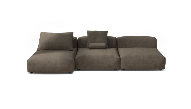 vetsak | Sofa Set 04 - Pique - Taupe | Modular Sofa | 5 Seater | Big Sofa