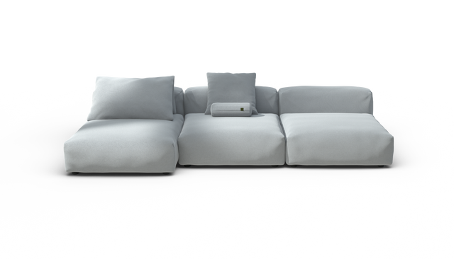 vetsak | Sofa Set 04 - Pique - Turquoise | Sofa Modulable | 5 Places | Grand Sofa
