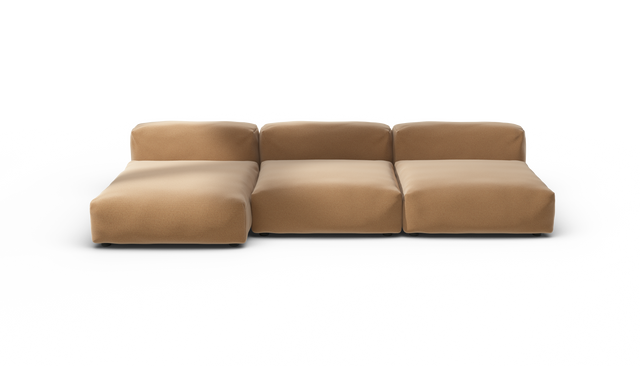 vetsak | Sofa Set 04 - Pique - Wheat | Sofa Modulable | 5 Places | Grand Sofa