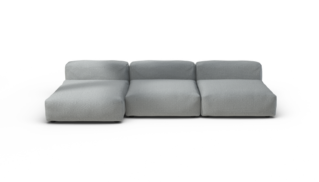 vetsak | Sofa Set 04 - Ridge - Limestone | Sofa Modulable | 5 Places | Grand Sofa