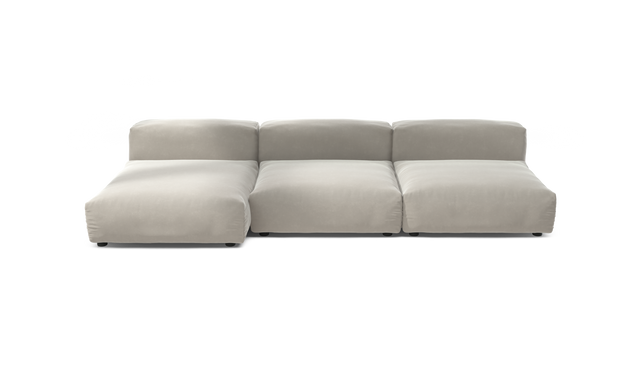 vetsak | Sofa Set 04 - Suave - Clay | Sofa Modulable | 5 Places | Grand Sofa