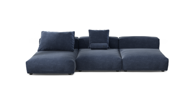 vetsak | Sofa Set 04 - Suave - Navy | Modular Sofa | 5 Seater | Big Sofa