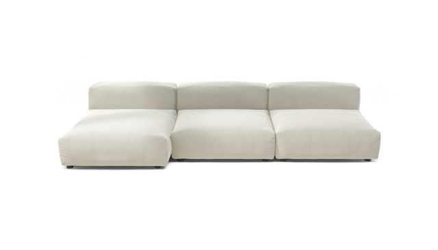 vetsak | Sofa Set 04 - Suave - Pearl | Modular Sofa | 5 Seater | Big Sofa