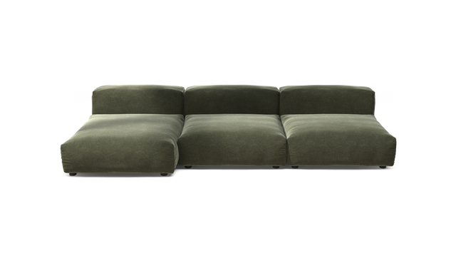 vetsak | Sofa Set 04 - Suave - Pine | Sofa Modulable | 5 Places | Grand Sofa