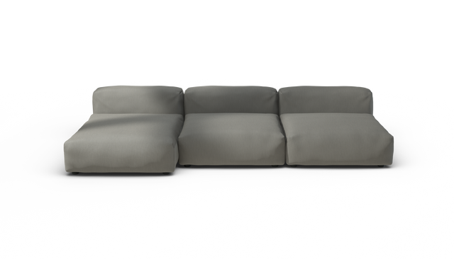 vetsak | Sofa Set 04 - Terrain - Flint | Sofa Modulable | 5 Places | Grand Sofa