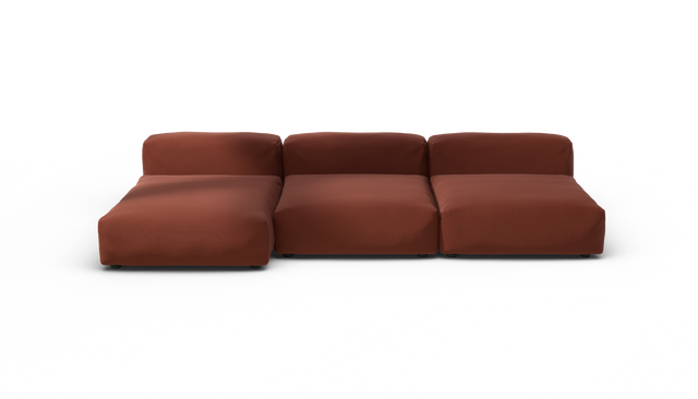 vetsak | Sofa Set 04 - Terrain - Saffron | Sofa Modulable | 5 Places | Grand Sofa