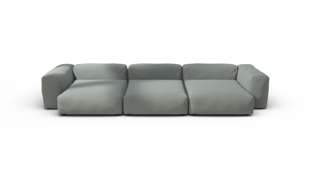 vetsak | Sofa Set 05 - Breeze - Sage | Sofa Modulable | 5 Places | Grand Sofa | Sofa d'angle