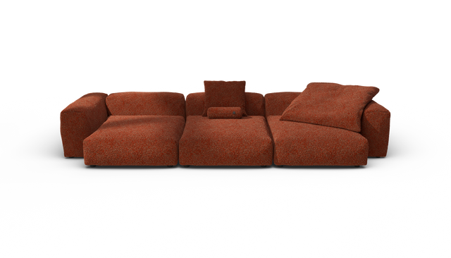 vetsak | Sofa Set 05 - Nub - Sienna | Sofa Modulable | 5 Places | Grand Sofa | Sofa d'angle