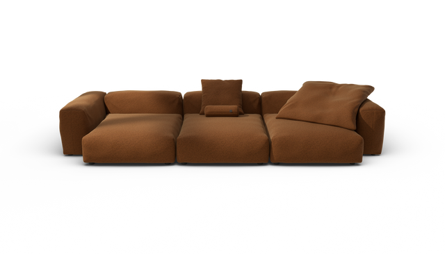 vetsak | Sofa Set 05 - Pebble - Sundried | Sofa Modulable | 5 Places | Grand Sofa | Sofa d'angle