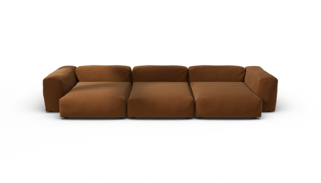 vetsak | Sofa Set 05 - Pebble - Sundried | Sofa Modulable | 5 Places | Grand Sofa | Sofa d'angle