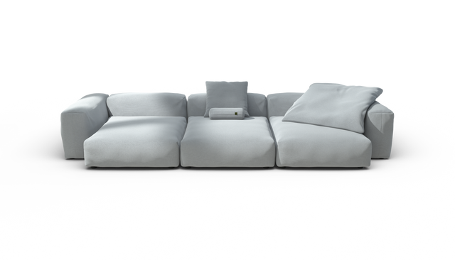 vetsak | Sofa Set 05 - Pique - Turquoise | Sofa Modulable | 5 Places | Grand Sofa | Sofa d'angle