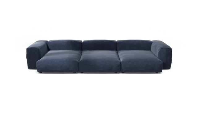vetsak | Sofa Set 05 - Suave - Navy | Modular Sofa | 5 Seater | Big Sofa | Corner Sofa