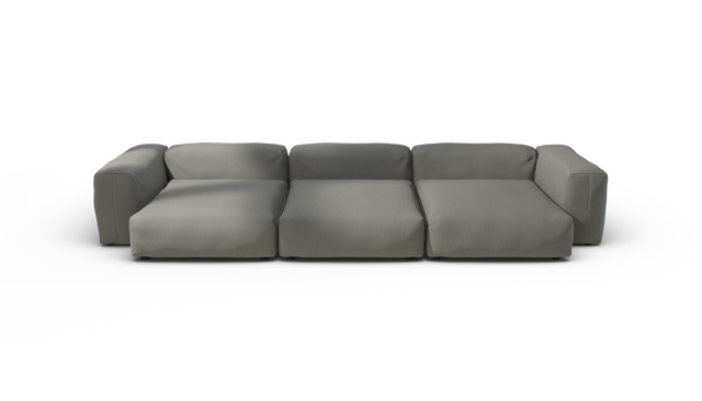 vetsak | Sofa Set 05 - Terrain - Flint | Sofa Modulable | 5 Places | Grand Sofa | Sofa d'angle