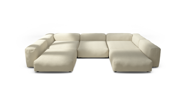 vetsak | Sofa Set 06 - Loop Loop - Duna | Sofa Modulable | 6.5 Places | Grand Sofa | Sofa en U | Sofa d'angle
