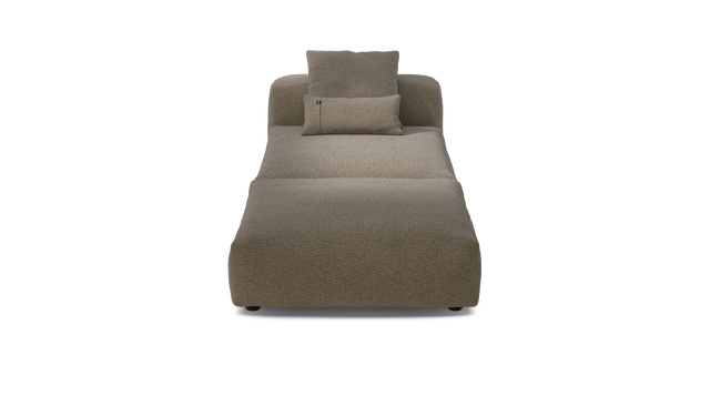 vetsak | Sofa Set 07 - Sun Lounger - Loop Loop - Taupe | Sofa Modulable | 2 Places | Daybed | Méridienne