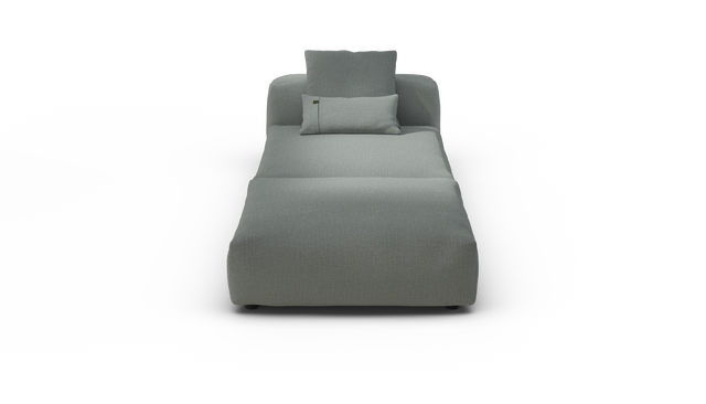 vetsak | Sofa Set 07 - Sun Lounger - Breeze - Sage | Sofa Modulable | 2 Places | Daybed | Méridienne