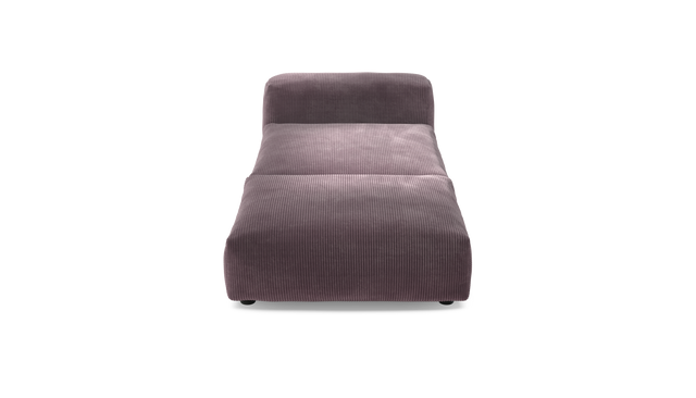 vetsak | Sofa Set 07 - Sun Lounger - Cord Velour - Blossom | Sofa Modulable | 2 Places | Daybed | Méridienne