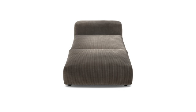 vetsak | Sofa Set 07 - Sun Lounger - Cord Velour - Mocha | Sofa Modulable | 2 Places | Daybed | Méridienne