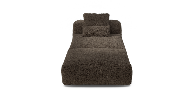 vetsak | Sofa Set 07 - Sun Lounger - Doodle - Cacao | Sofa Modulable | 2 Places | Daybed | Méridienne