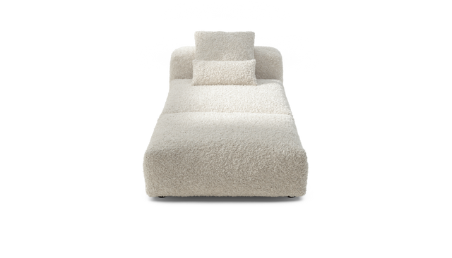 vetsak | Sofa Set 07 - Sun Lounger - Doodle - Creme | Sofa Modulable | 2 Places | Daybed | Méridienne