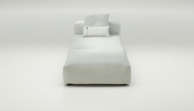 vetsak | Sofa Set 07 - Sun Lounger - herringbone - creme | Sofa Modulable | 2 places | Daybed | Chaiselounge