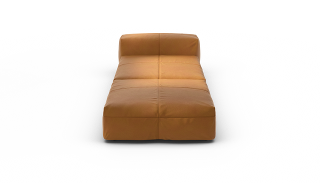 vetsak | Sofa Set 07 - Sun Lounger - Leather - Brown | Sofa Modulable | 2 Places | Daybed | Méridienne