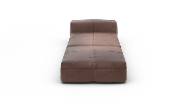 vetsak | Sofa Set 07 - Sun Lounger - Leather - Stone | Sofa Modulable | 2 Places | Daybed | Méridienne