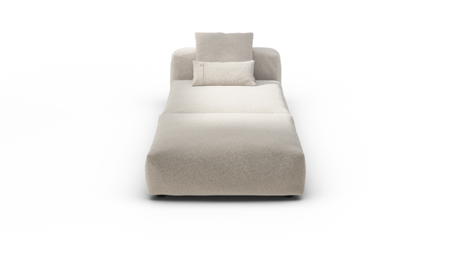 vetsak | Sofa Set 07 - Sun Lounger - Nub - Creme | Sofa Modulable | 2 Places | Daybed | Méridienne