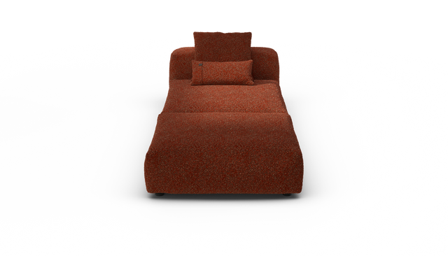 vetsak | Sofa Set 07 - Sun Lounger - Nub - Sienna | Sofa Modulable | 2 Places | Daybed | Méridienne