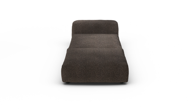 vetsak | Sofa Set 07 - Sun Lounger - Nub - Walnut | Sofa Modulable | 2 Places | Daybed | Méridienne