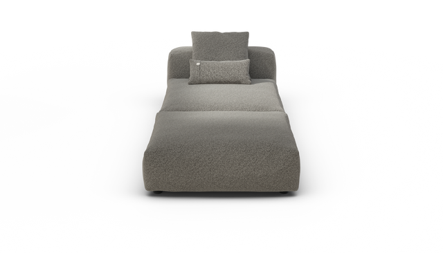 vetsak | Sofa Set 07 - Sun Lounger - Pebble - Platinum | Sofa Modulable | 2 Places | Daybed | Méridienne