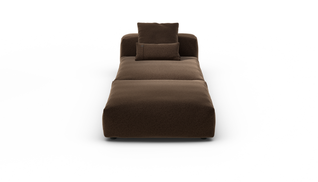 vetsak | Sofa Set 07 - Sun Lounger - Pebble - Umber | Sofa Modulable | 2 Places | Daybed | Méridienne