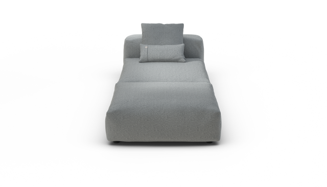 vetsak | Sofa Set 07 - Sun Lounger - Ridge - Limestone | Sofa Modulable | 2 Places | Daybed | Méridienne