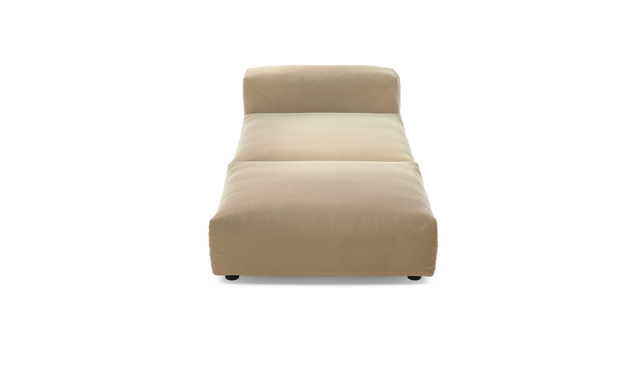 vetsak | Sofa Set 07 - Sun Lounger - Suave - Creme | Sofa Modulable | 2 Places | Daybed | Méridienne